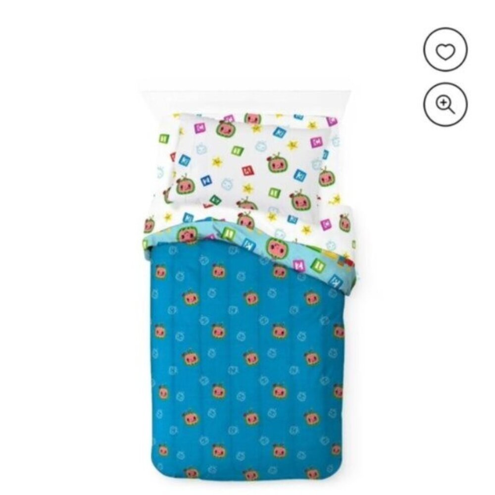 Cocomelon Comforter Twin Bedding Set Bed In A Bag